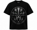 COOLX Guardian Spirit wolf oversized black t-shirt