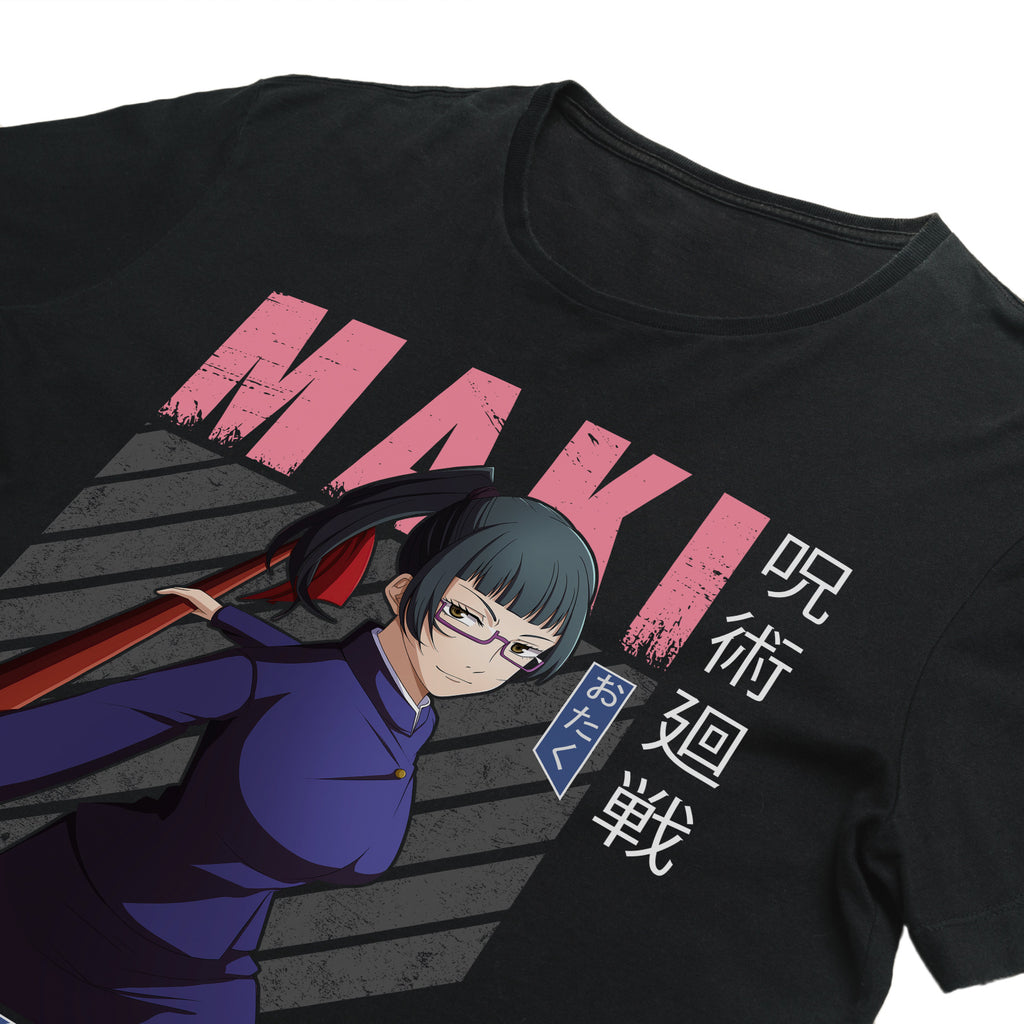 Maki Zenin Anime Warrior Graphic T-Shirt