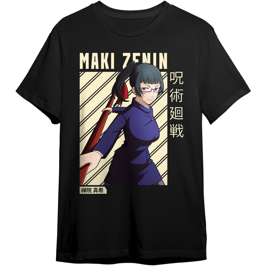 Maki Zenin Anime Warrior Graphic T-Shirt