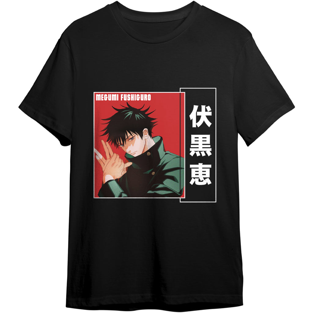 Megumi Fushiguro Shadow Sorcerer Graphic T-Shirt
