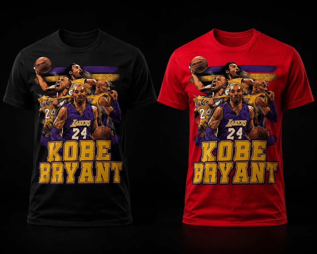 Basketball Legend Tribute Graphic T-Shirt