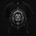 COOLX Lion Sigil oversized black t-shirt