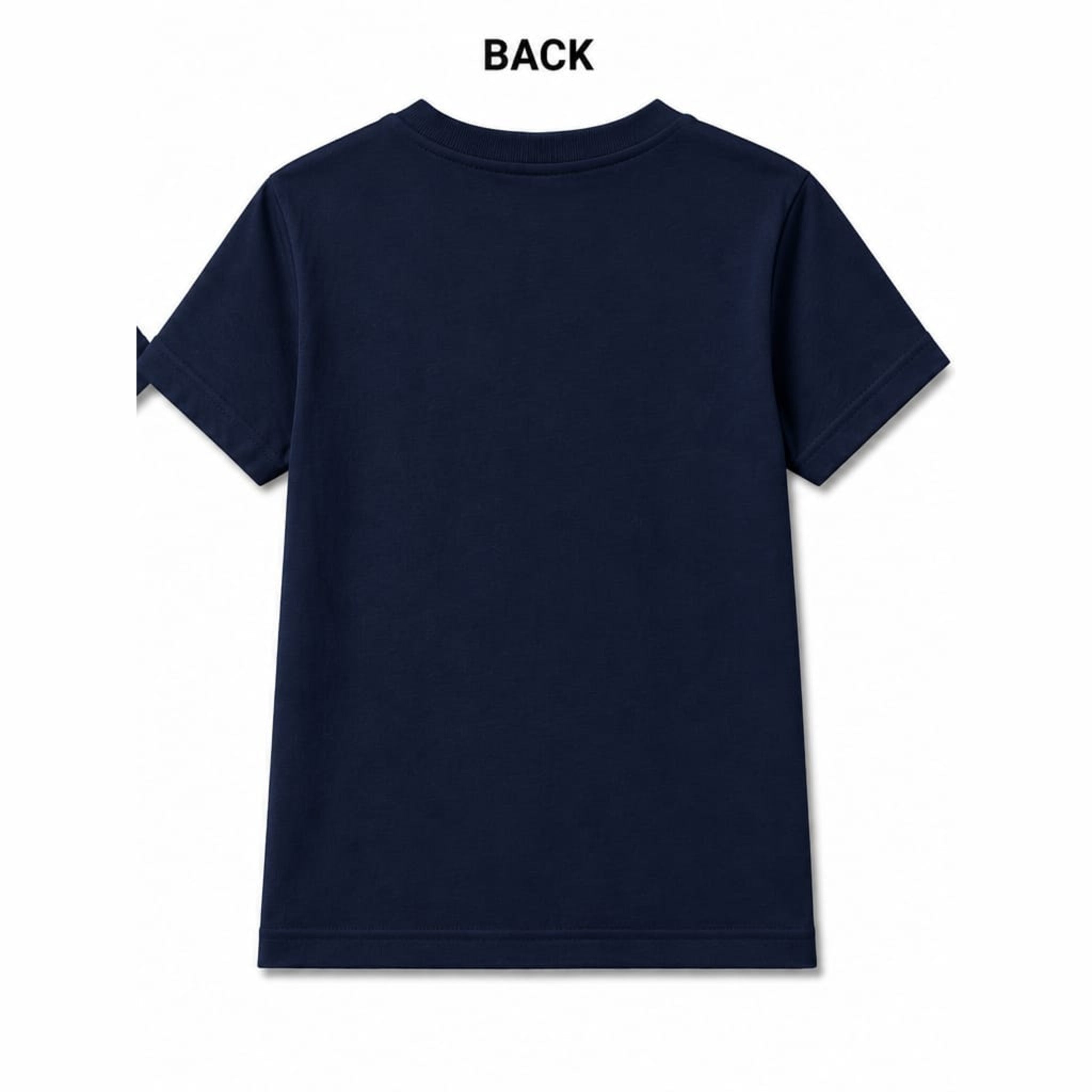 COOLX Stay Cool Astronaut Kids T-Shirt in navy, back