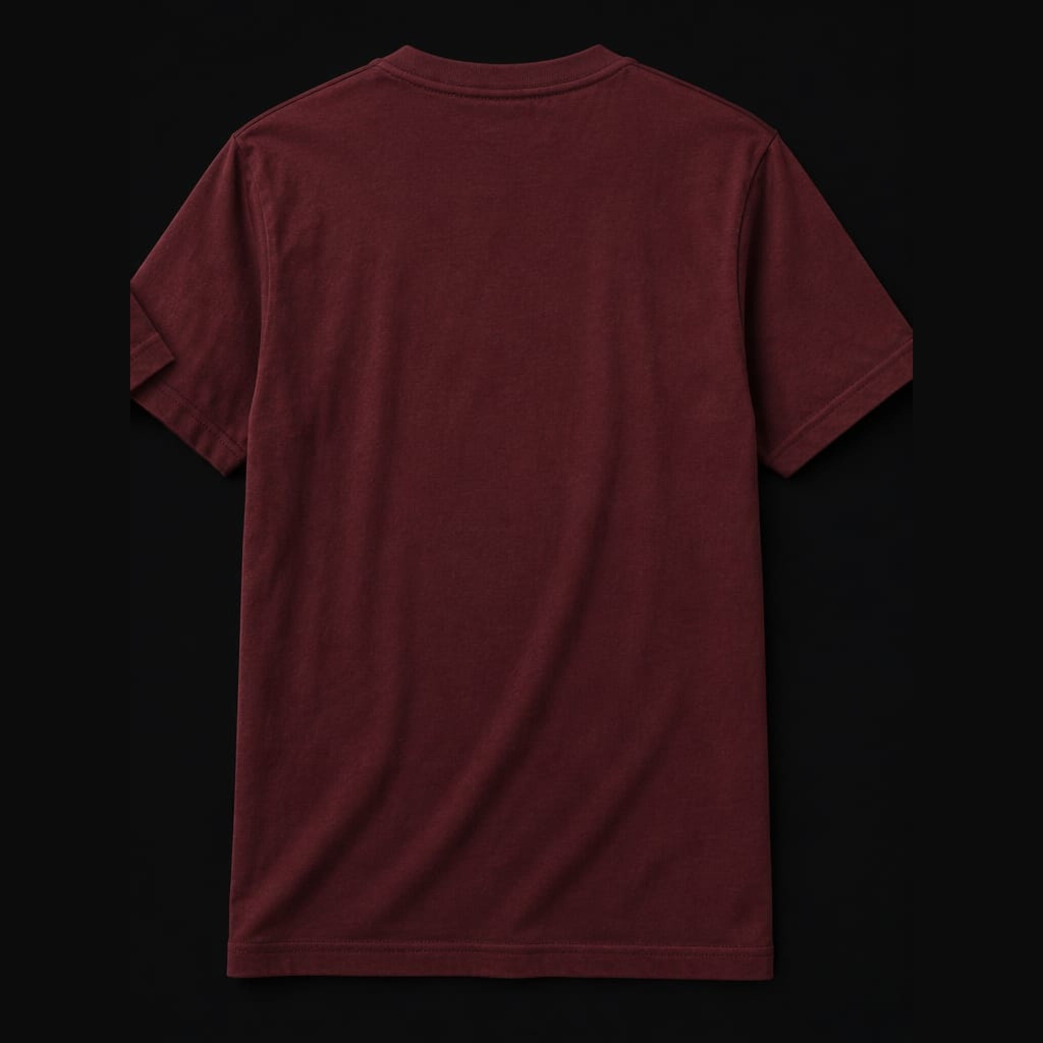 COOLX Basketball Division T-Shirt in maroon, back