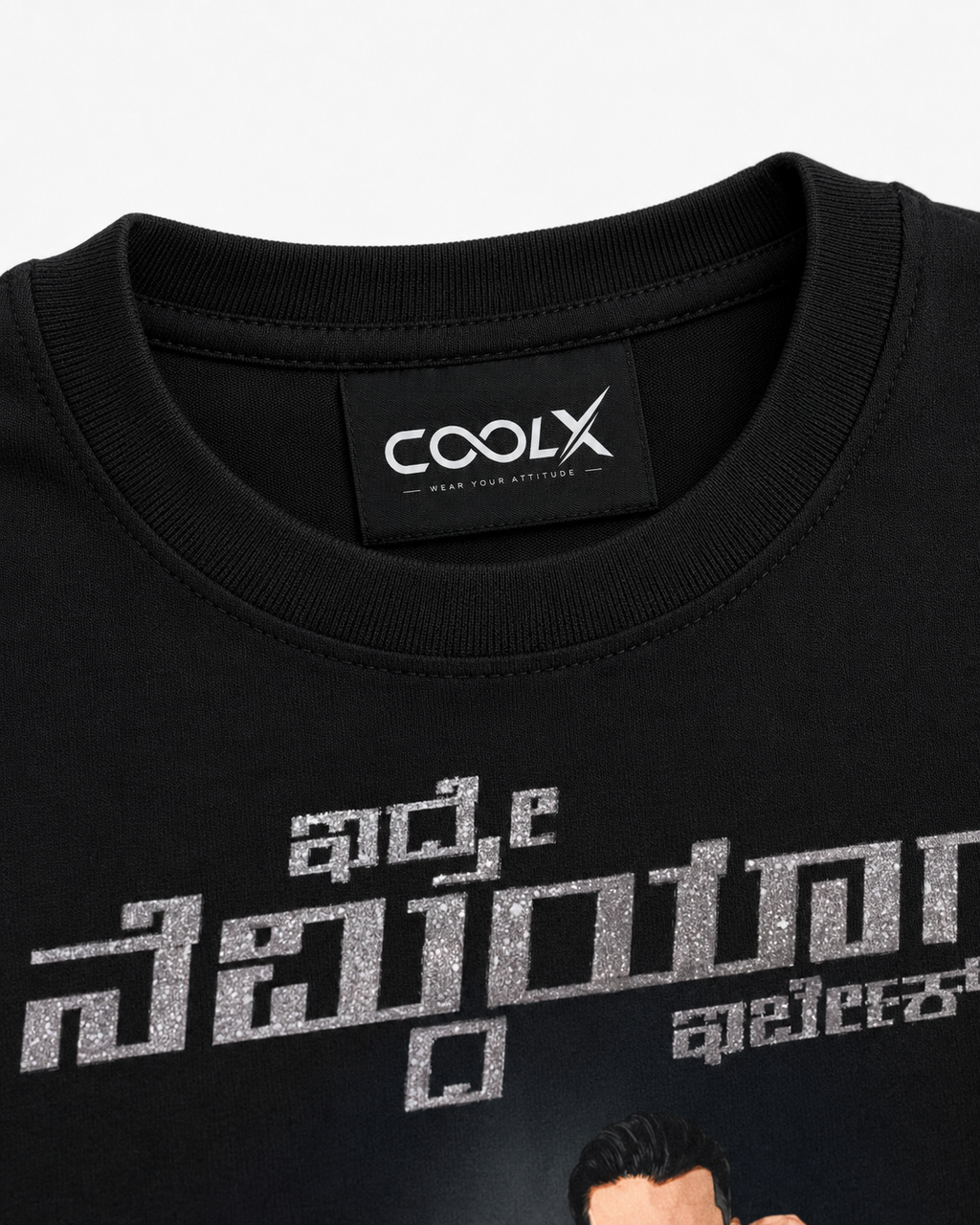 Kannada Attitude Graphic Black T-Shirt – COOLX