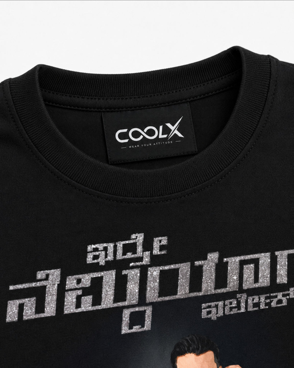 Kannada Attitude Graphic Black T-Shirt – COOLX