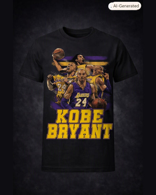 Basketball Legend Tribute Graphic T-Shirt