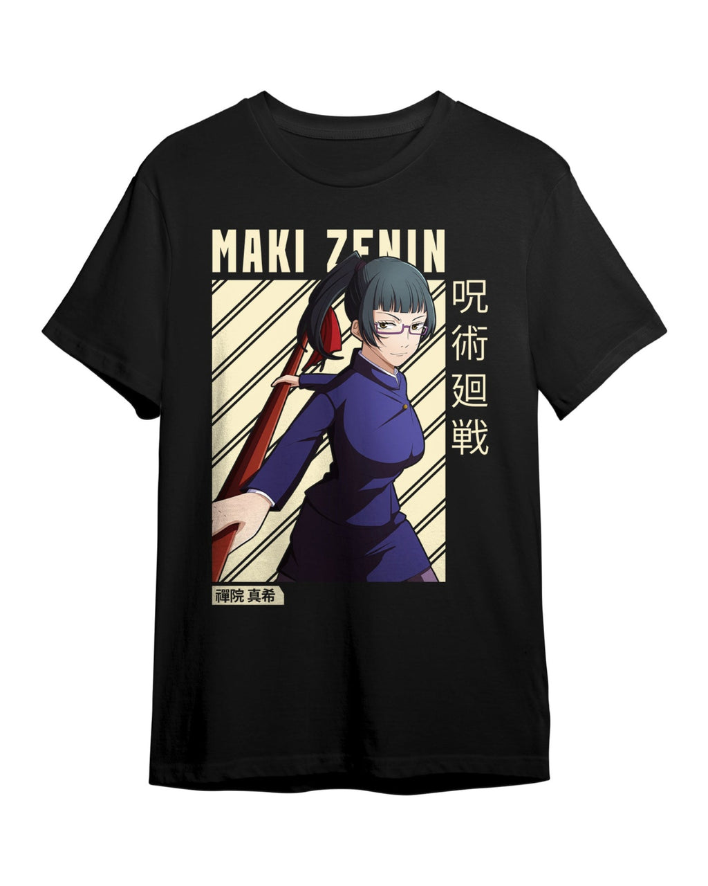 Maki Zenin Anime Warrior Graphic T-Shirt