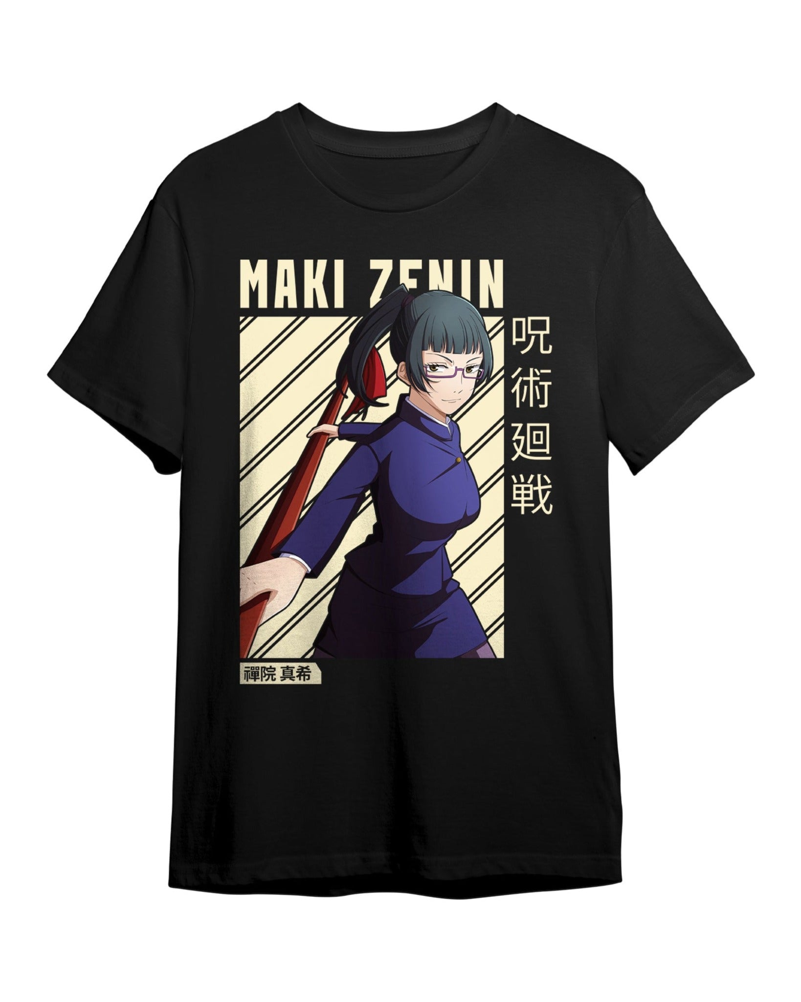 Maki Zenin Anime Warrior Graphic T-Shirt