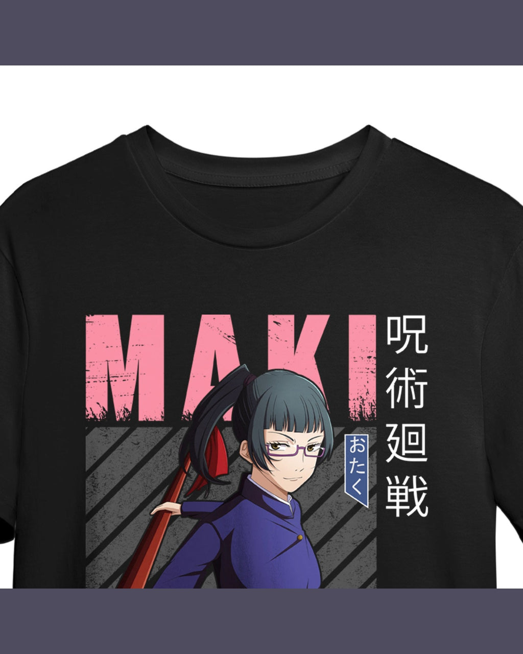 Maki Zenin Anime Warrior Graphic T-Shirt