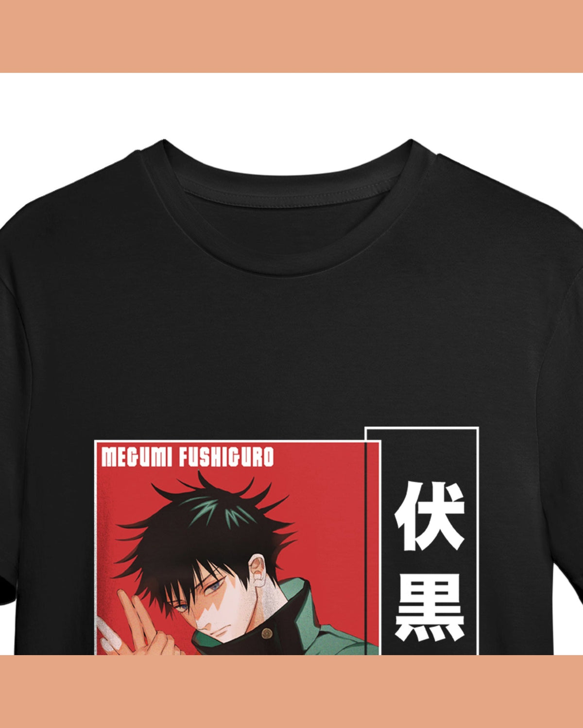 Megumi Fushiguro Shadow Sorcerer Graphic T-Shirt