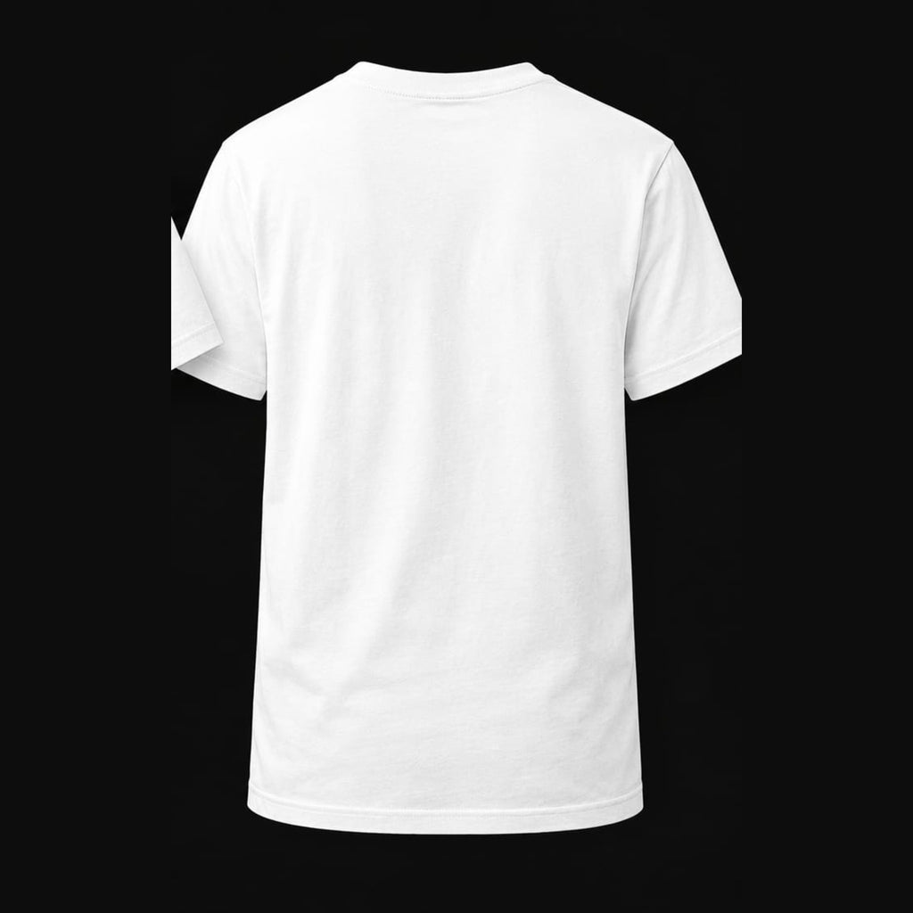 COOLX Raven and Skull T-Shirt in white, back